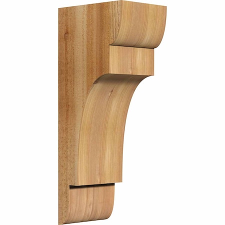 Ekena Millwork New Brighton Rough Sawn Corbel, Western Red Cedar, 6"W x 8"D x 20"H COR06X08X20NEB00RWR